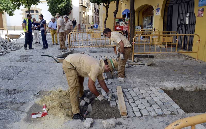 Nuevo pavimento para la calle Tornería