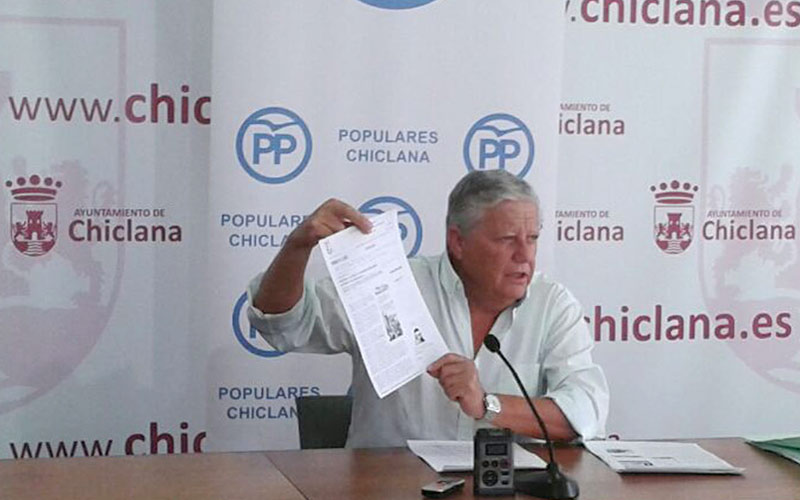 Marín (PP): “Román va a gastarse el dinero de los chiclaneros en ir a los tribunales por un capricho que no tiene sentido alguno”