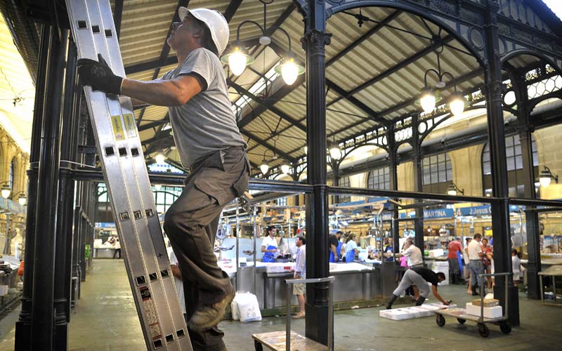 Las obras de mejora del mercado central de Jerez se concentrarán por las tardes para interferir lo menos posible en su actividad