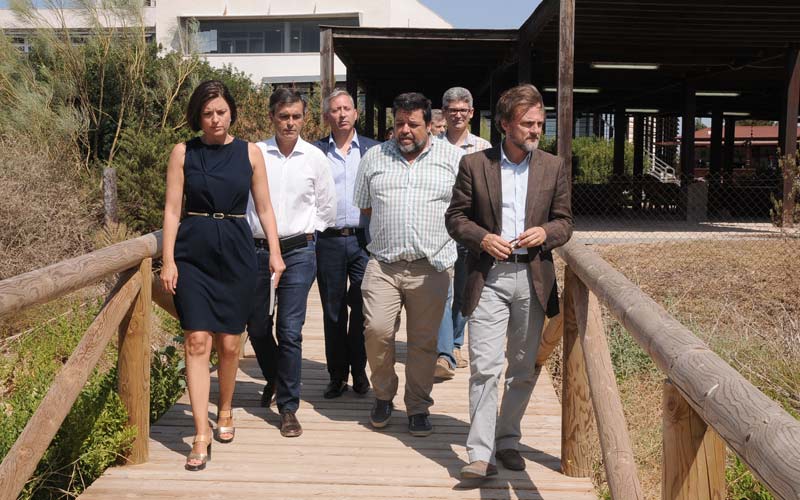 El Parque Natural Bahía de Cádiz es escenario de la presentación de recursos que facilitan el disfrute a todos de los espacios naturales