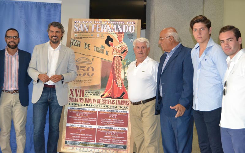 Listo el programa del XVII Encuentro de Escuelas Taurinas de Andalucía, que se celebra en San Fernando