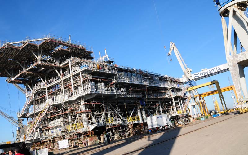 Los astilleros de Matagorda construirán una segunda subestación, ahora para un parque eólico marino de Iberdrola en aguas inglesas