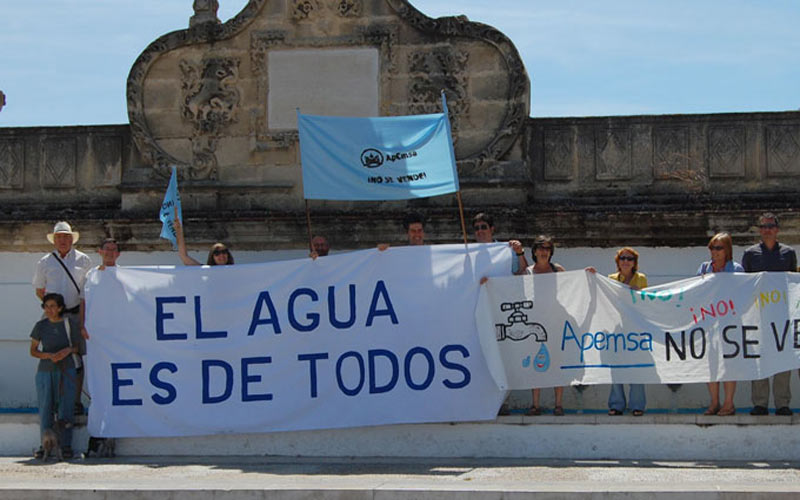 Aqualia confirma que quiere seguir gestionando la EDAR de Las Galeras mientras Apemsa no se vende pide su remunicipalización