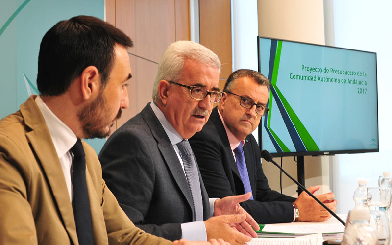 Los presupuestos de la Junta para 2017 supondrán “más de 1.000 millones” para Cádiz; cuentas “del día de la marmota” según el PP