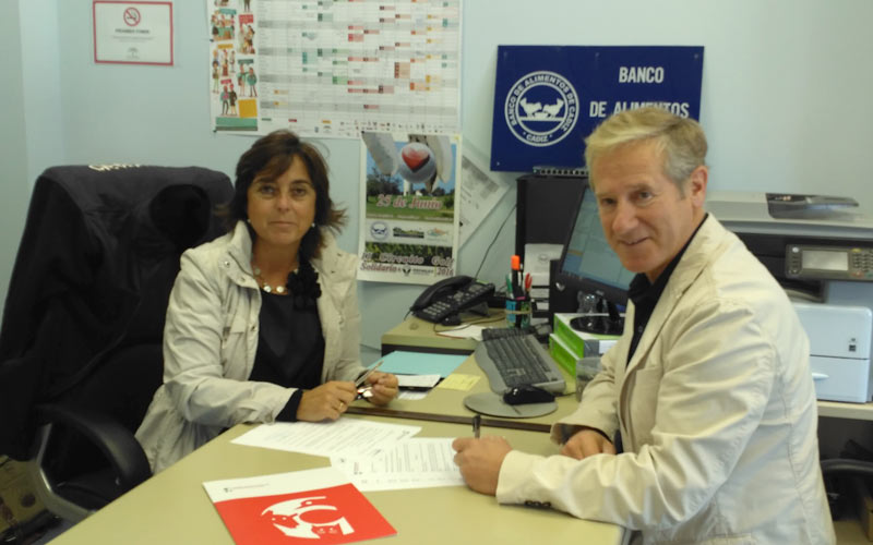 El Colegio de Veterinarios de Cádiz y el Banco de Alimentos renuevan su convenio de colaboración, pionero en España