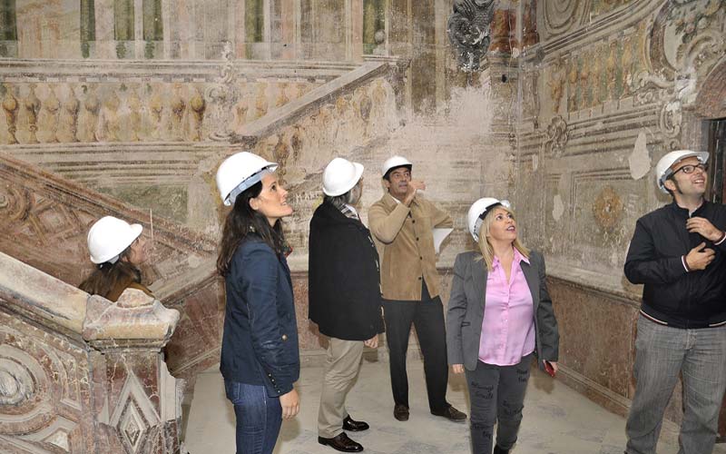 Frenar el deterioro progresivo del Palacio de Villapanés, objeto de las obras de consolidación en marcha