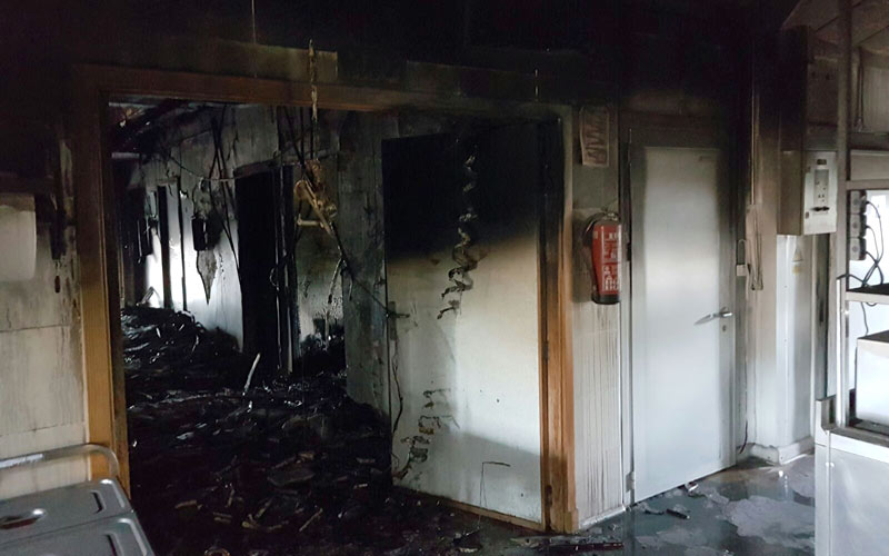 Susto en una residencia de Afanas en El Puerto