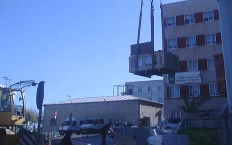 La esperada Unidad de Radioterapia del Hospital de Jerez recibe su Acelerador Lineal de Electrones