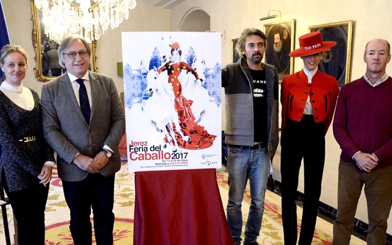 El cartel de la Feria del Caballo 2017, con Lola Flores en el centro