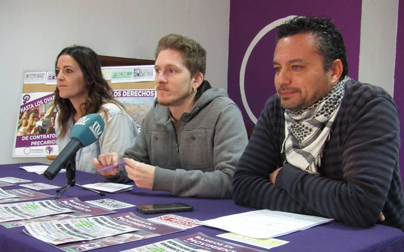 Podemos promueve el “movimiento sindical” en La Isla