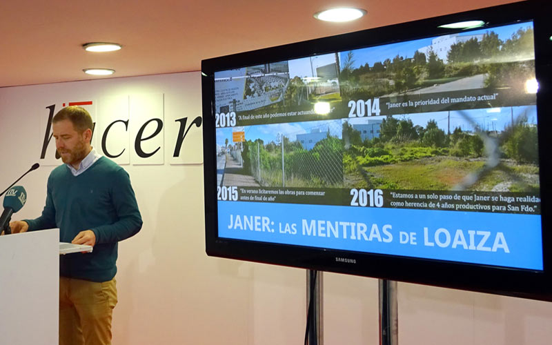 El PSOE se teme ya que el proyecto del polígono de Janer, que el PP viene prometiendo desde 2013, “no llegue jamás a ser realidad”