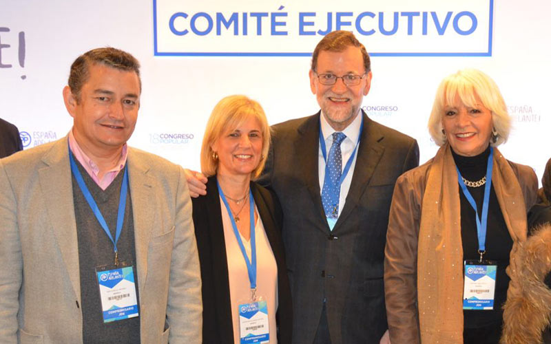 El PP de Cádiz consolida su “peso y protagonismo” en la Ejecutiva de Rajoy, quien garantiza “futuro para la provincia y España”