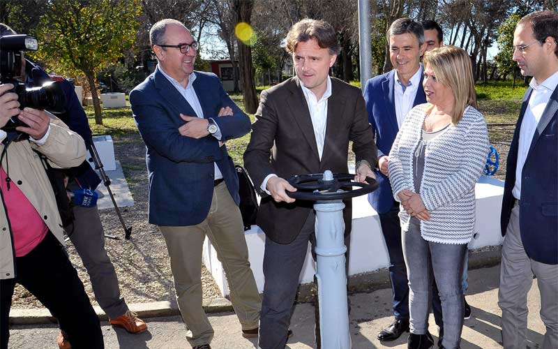 Un nuevo ramal y más de 13 millones de inversión garantizan y mejoran el abastecimiento de agua en Jerez