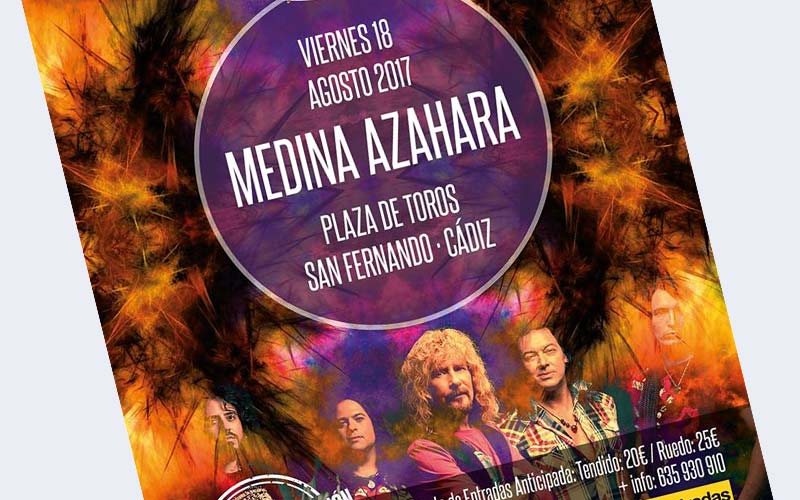 El segundo San Fernando Music Festival en agosto se centrará en el rock y confirma ya a Medina Azahara en el cartel