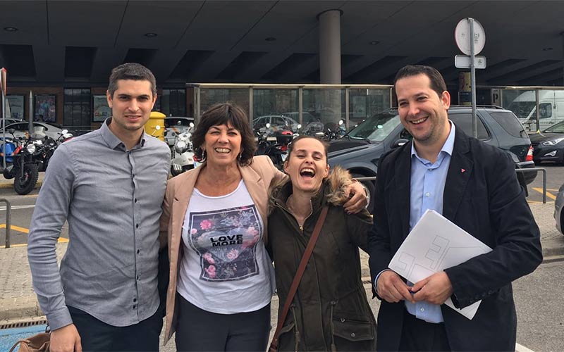 Un principio de acuerdo entre Ayuntamiento y Adif logra parar un inminente desahucio en El Puerto