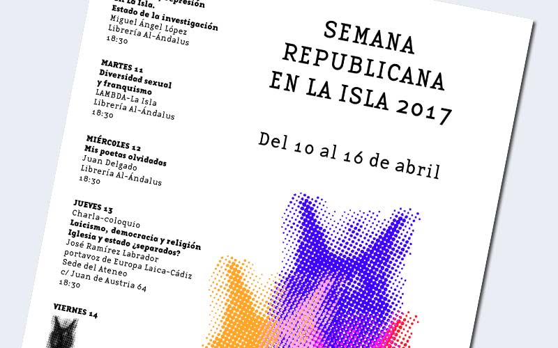 Una alternativa a las procesiones: la Semana Republicana 2017