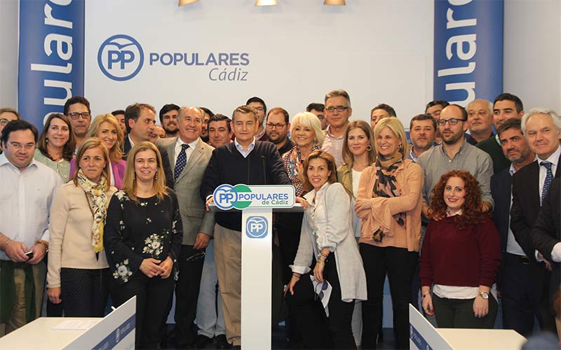 Sanz quiere seguir liderando el PP de Cádiz apelando a la “unidad” interna: “nuestro debate no son los sillones, sino las soluciones”