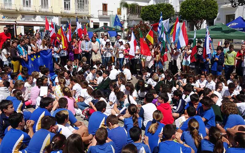 Escolares isleños celebran, un año más, el Día de Europa