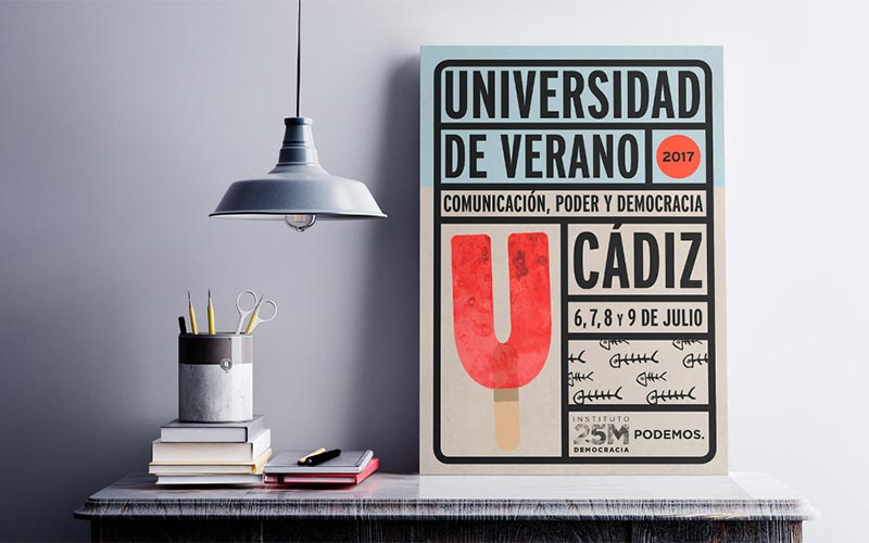 Cádiz será sede de la tercera Universidad de Verano de Podemos, donde se repensará sobre comunicación, poder y  democracia