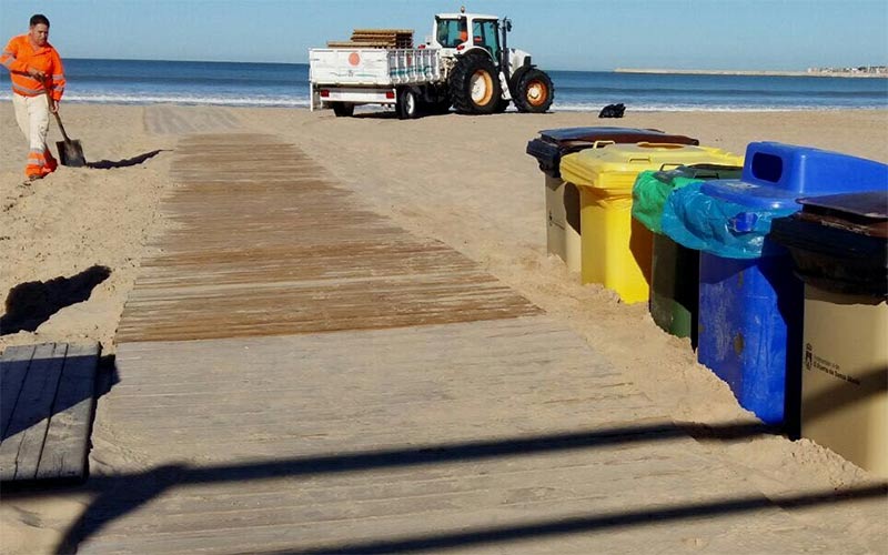 Las playas portuenses, a pleno rendimiento desde el 1 de junio