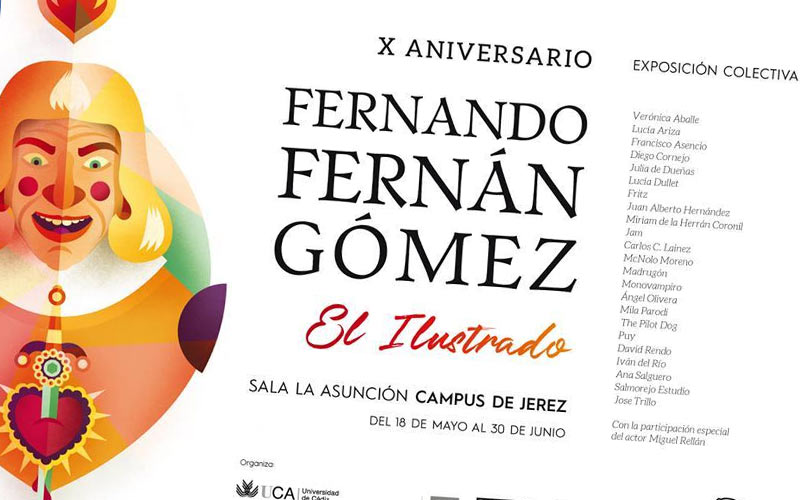 Ilustradores gaditanos homenajean a Fernando Fernán Gómez