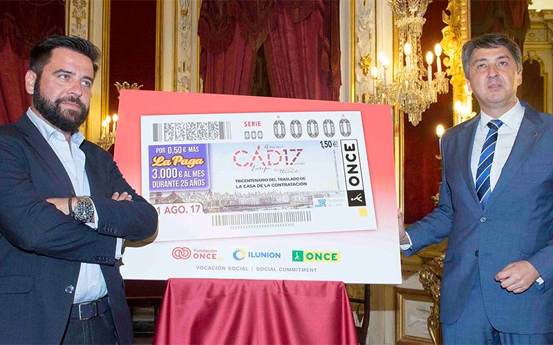El cupón de la ONCE se acuerda del Tricentenario