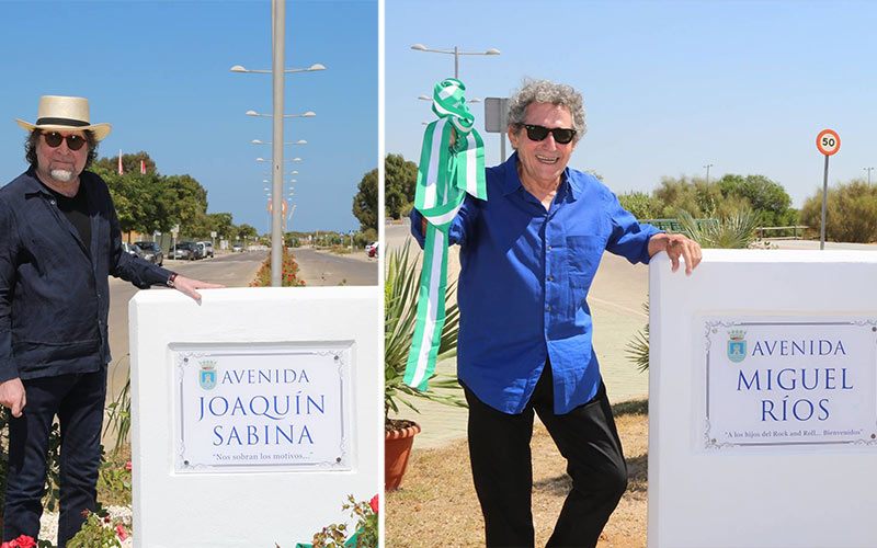 Joaquín Sabina y Miguel Ríos, con avenidas ‘propias’ en Rota