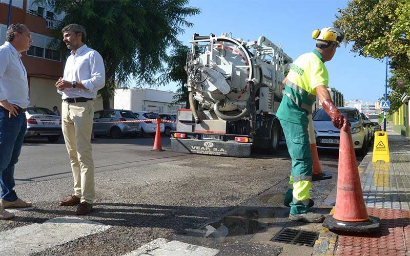 Llega septiembre y se “intensifica” la limpieza de imbornales