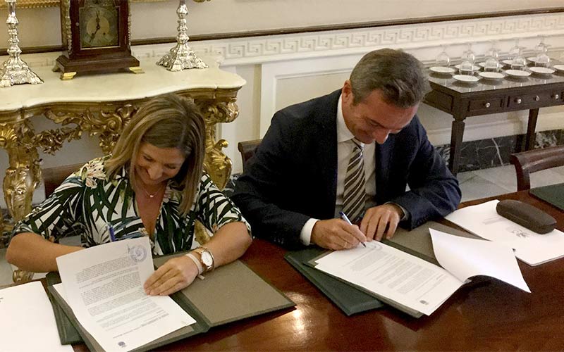 Diputación y UCA firman convenio para completar la estancia de becas Erasmus de 420 estudiantes gaditanos