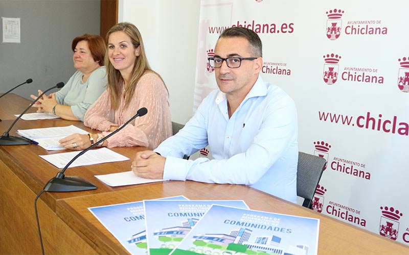 El Consistorio chiclanero destina hasta 80.000 euros para subvencionar obras de rehabilitación de comunidades de vecinos