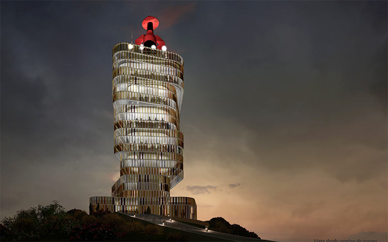 Ya hay diseño para ‘actualizar’ la popular torre del Tío Pepe del circuito de Jerez