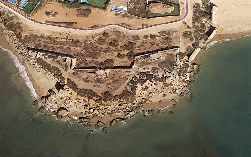 Costas prevé invertir 800.000 euros en la futura rehabilitación del fuerte de Santa Catalina del siglo XVIII, en El Puerto