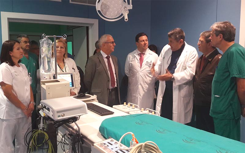 El Puerta del Mar incorpora una sala de electrofisiología que atenderá una media anual de 450 pacientes con trastorno del ritmo cardiaco