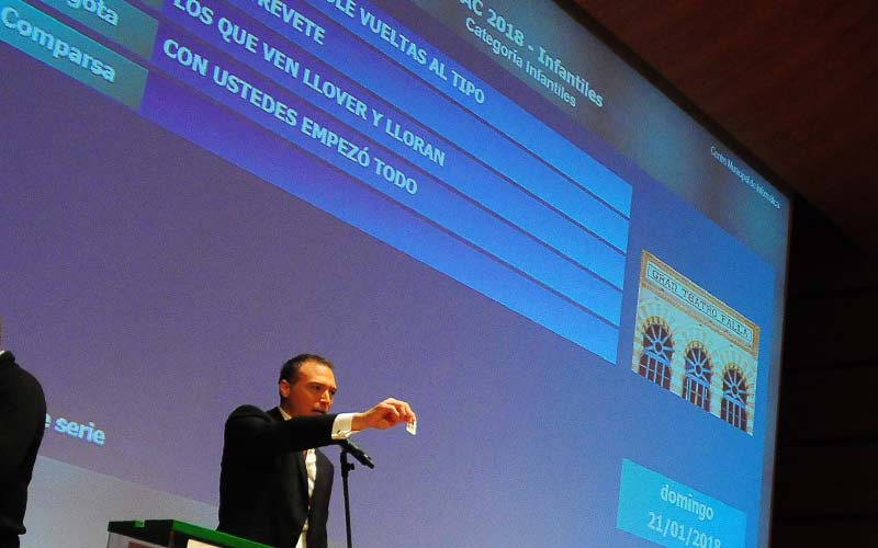 Orden de actuación del COAC 2018 (juveniles e infantiles)