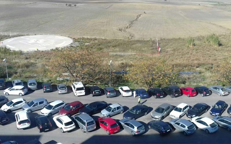El Hospital de Jerez podría contar con más de 300 nuevas plazas de aparcamiento si SAS y Ayuntamiento se pusieran de acuerdo