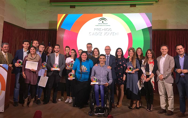 Entregados los premios Cádiz Joven 2017 del IAJ