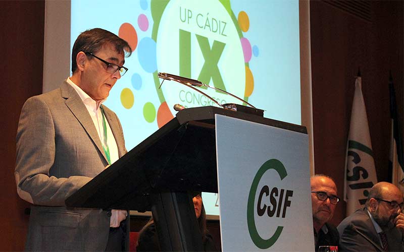 Enrique Estévez es elegido presidente de CSIF Cádiz con más del 96% de apoyos