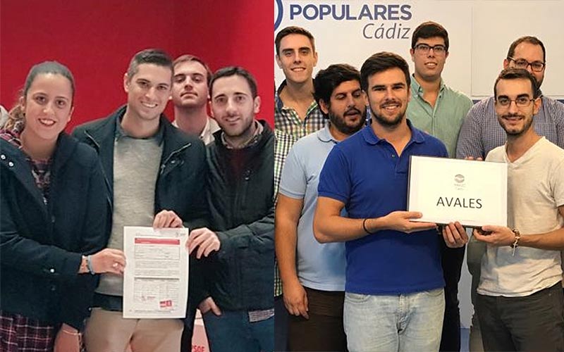 La ‘cantera’ de PSOE y PP en la provincia de Cádiz, con nuevos ‘líderes’: Ángel M. González y Fran Moreno