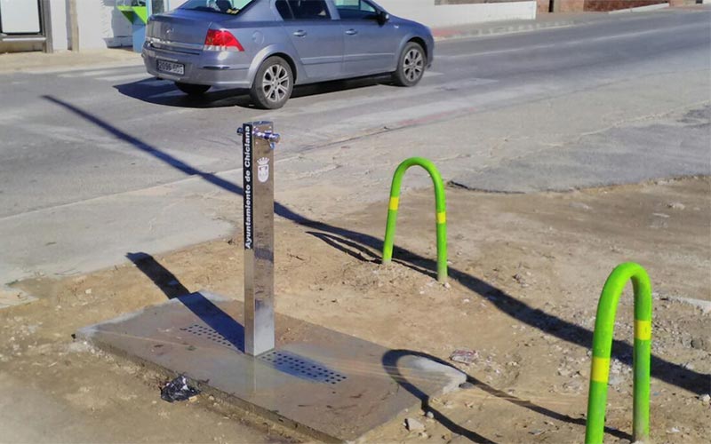 Fuentes de agua potable en el extrarradio chiclanero