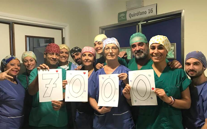 La Unidad de Cirugía Cardíaca del Hospital Puerta del Mar supera las 7.000 operaciones tras 22 años operativa