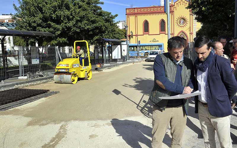 El avance de las obras en Las Angustias obliga a cambios en el tráfico