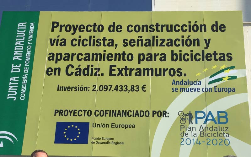 Las obras del carril bici llegan al tramo entre la plaza Asdrúbal y la glorieta Ingeniero La Cierva, obligando a cambios en el tráfico