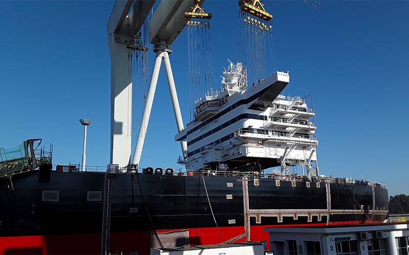 Avanza la construcción del segundo petrolero ‘made in’ Matagorda