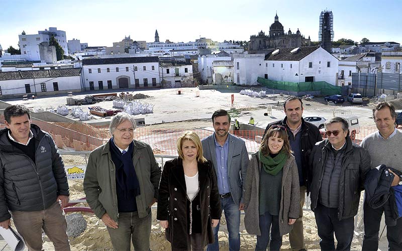 Las obras de reordenación de la plaza Belén, al 65% de ejecución; “supondrá un revulsivo para la dinamización del centro histórico”