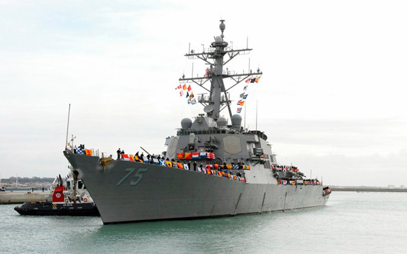 Se sigue incumpliendo el acuerdo para el mantenimiento de los barcos de guerra de EEUU del escudo antimisiles en la Base de Rota