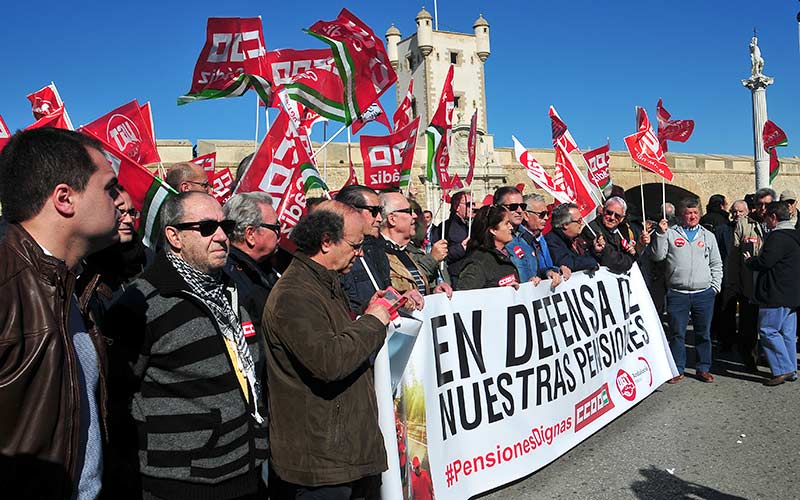Cádiz también sale a la calle por unas “pensiones dignas”