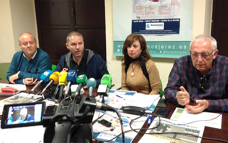 Ganemos Jerez apoyará el presupuesto municipal para 2018 tras asumir el PSOE más de 80 de sus propuestas