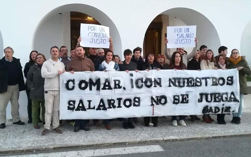 La plantilla del Casino Bahía de Cádiz se moviliza por la subida de sus sueldos tras años congelados