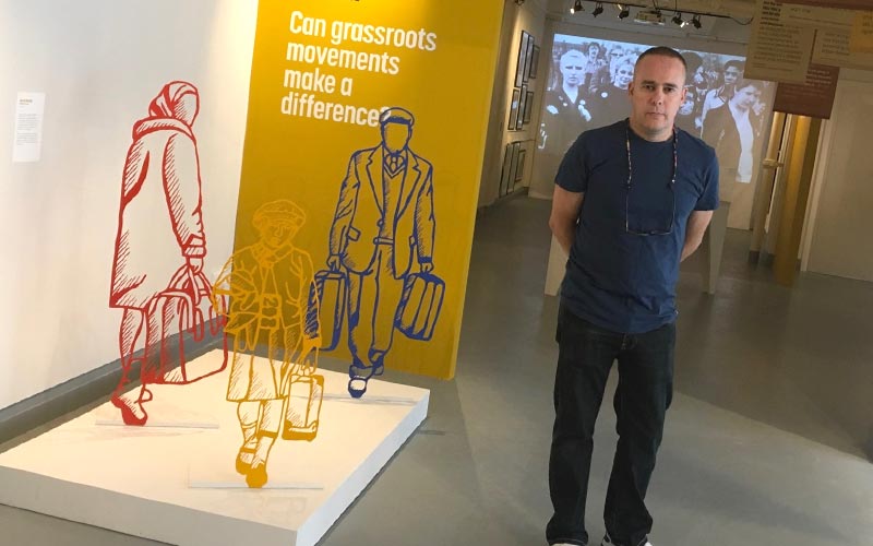 El artista roteño Román Lokati, ‘protagonista’ en el Museo de la Migraciones de Londres