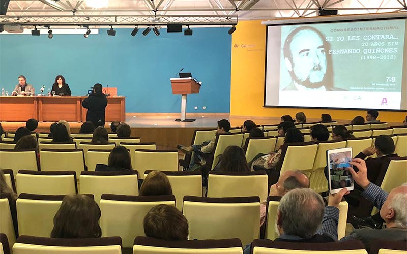 El chiclanero Fernando Quiñones centra un Congreso Internacional en la UCA, alrededor de su figura y aportaciones, 20 años después